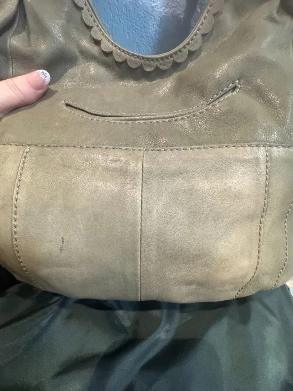 GUC LOCKHEART PINWHEEL GREEN BAG
